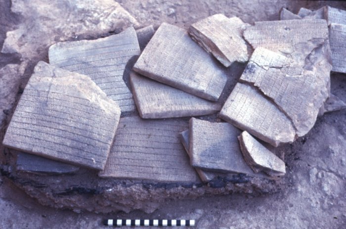 Ebla tablets in situ.